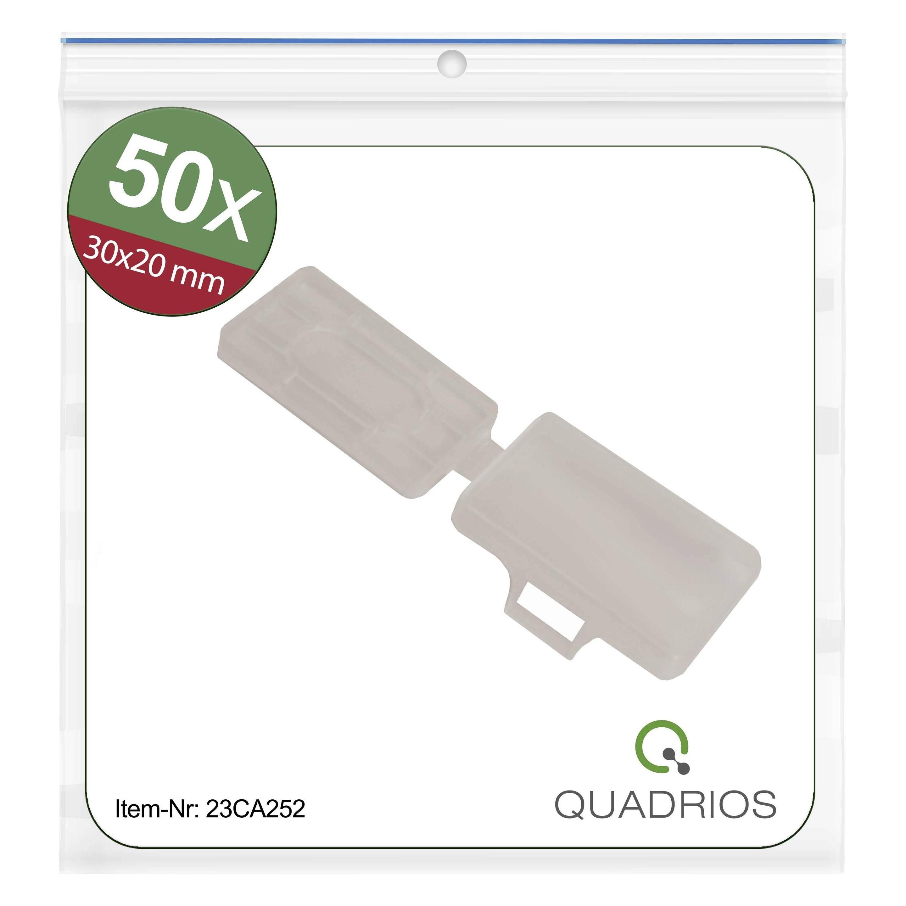 Quadrios 23CA252 23CA252 Zeichenträger Montage-Art: Kabelbinder Beschriftungsflä (23CA252)