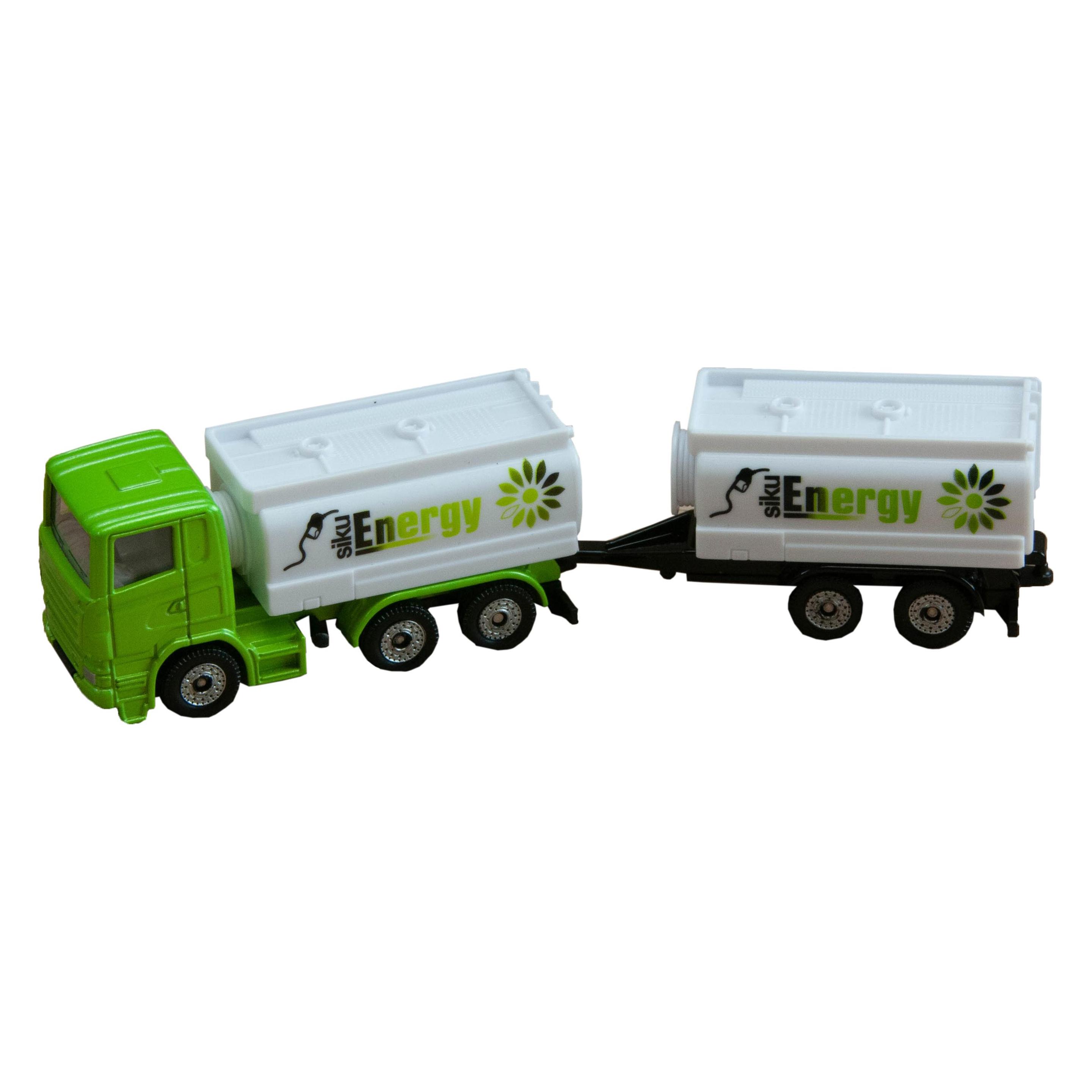 Siku LKW mit Tankwagenaufbau und Anhänger, Super Serie, Metall, ab 3+ (1690)