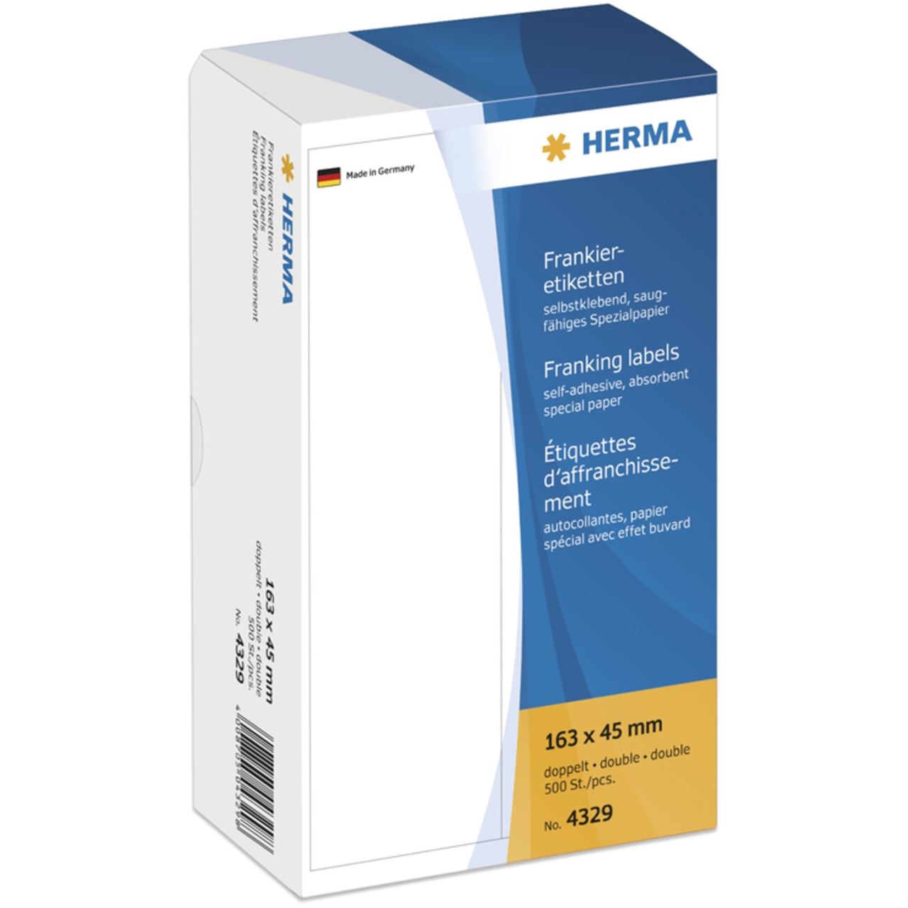 Herma 4329 doppelt Frankieretiketten 16.3x4.5 cm (500 Stück )