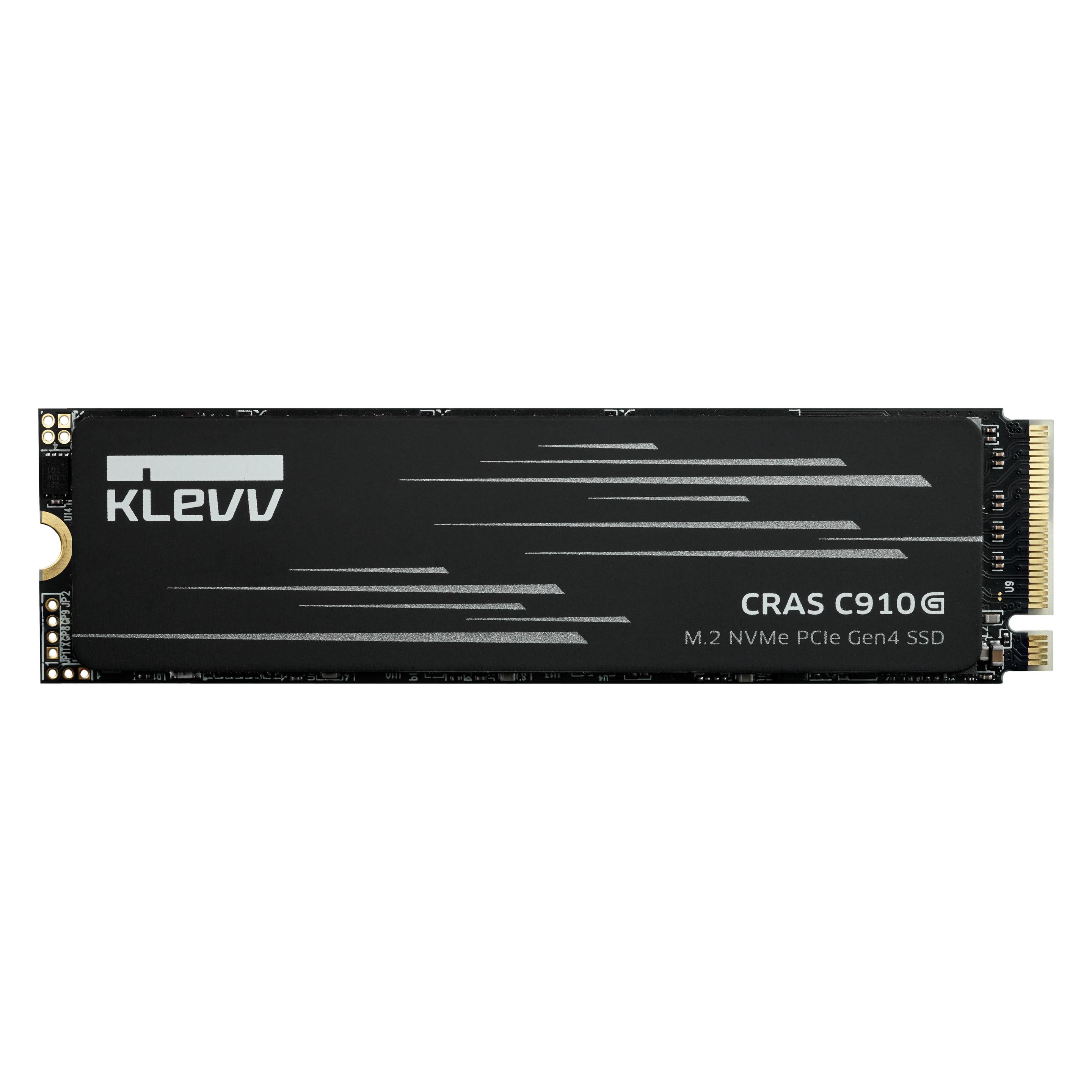 Klevv 4TB CRAS C910G M.2-2280 PCIe Gen4 x4 NVMe SSD (4000 GB, M.2, M.2 2280) (K04TBM2SP0-10G)