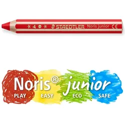 6x Staedtler, Malstifte, Noris junior 140 Kindermalstift, Einzelprodukt, gelb (6x)