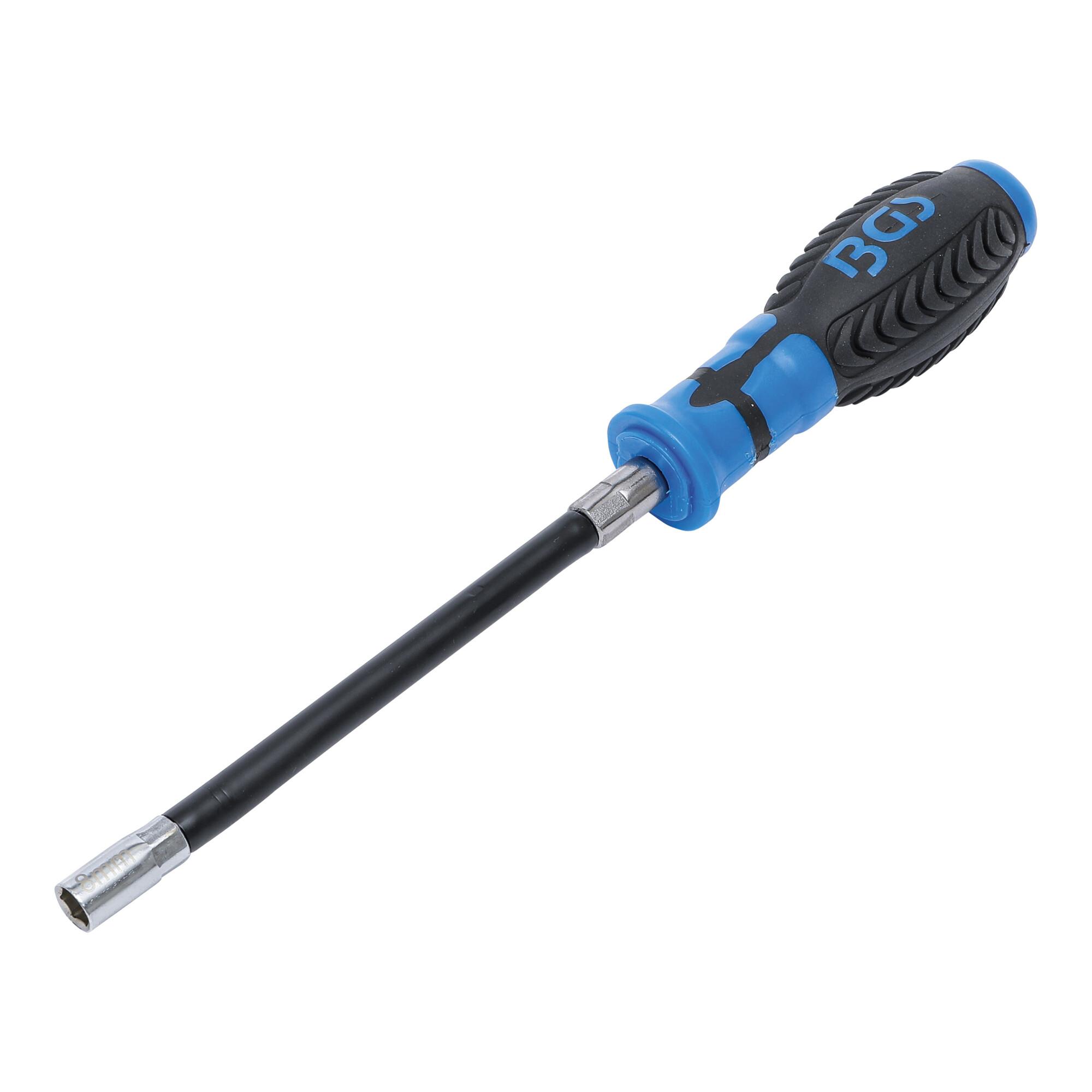 BGS Flexibler Sechskant-Schraubendreher 7828, SW 8 mm ; BGS technic)