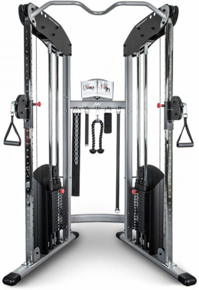 BodyCraft HFT Functional Trainer Cable Motion Gym with 2 x 200lbs Weight Stacks