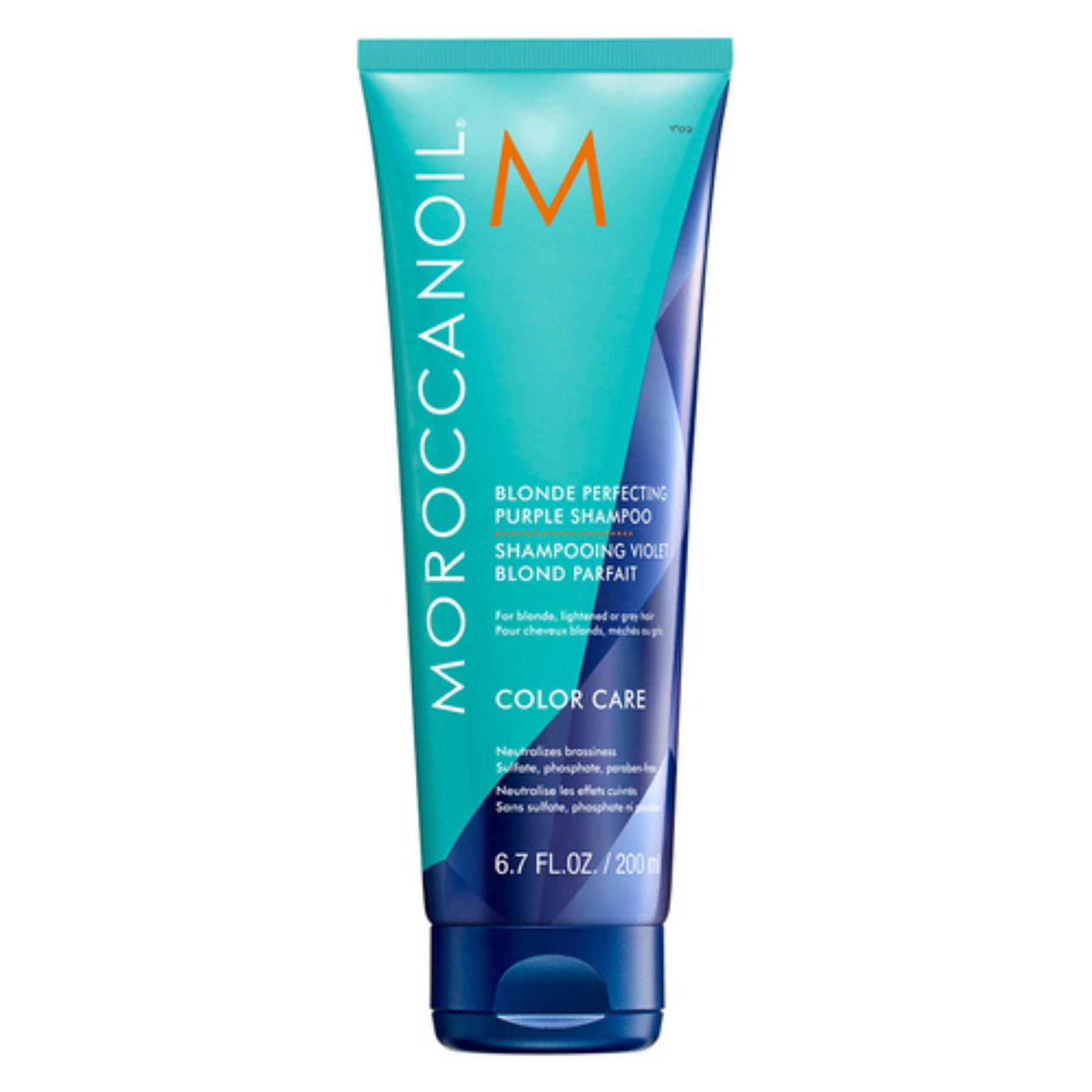 Moroccanoil Color Care Blonde Perfecting Purple (Flüssiges Shampoo, 200 ml) (K0085)
