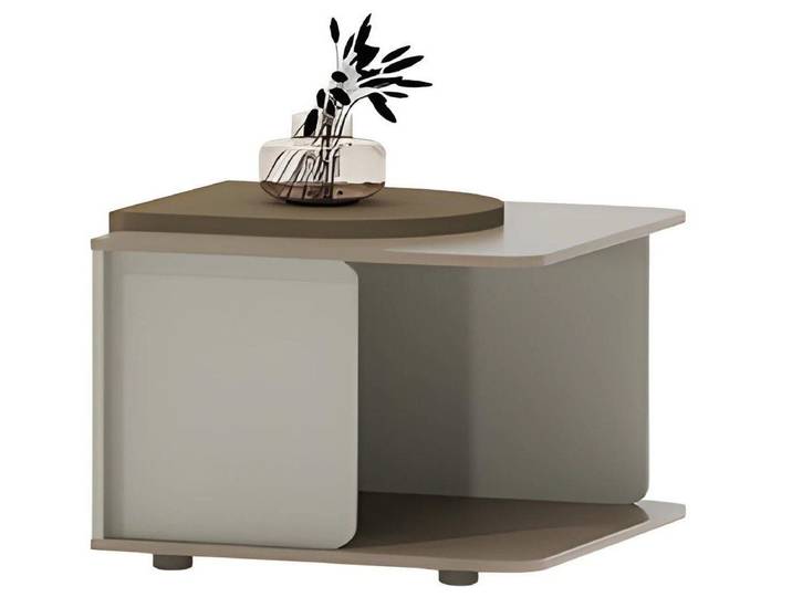 Xlmoebel Couchtisch Moderner Couchtisch in Beige und Braun aus Holz, Made in Europa