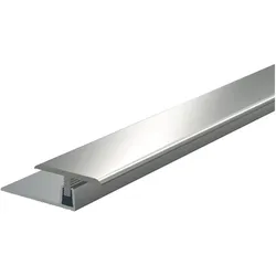 Kügele, Zubehör Verlegematerial, T-FLEX Übergangsprofil edelstahloptik 7 - 13 mm, 1000 mm (Übergangsprofil)