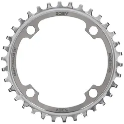 5DEV Kettenblatt rund Titanium | 1-fach narrow-wide BCD 104 mm 36 Zäh
