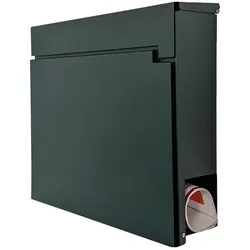 SafePost, Briefkasten, 810 Design-Briefkasten grün RAL6009 matt