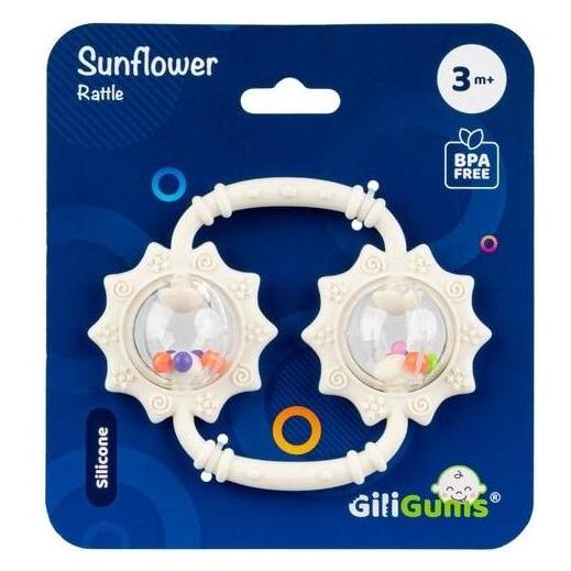 Gili Gums Sonnenblumen beige Rassel (54614155)