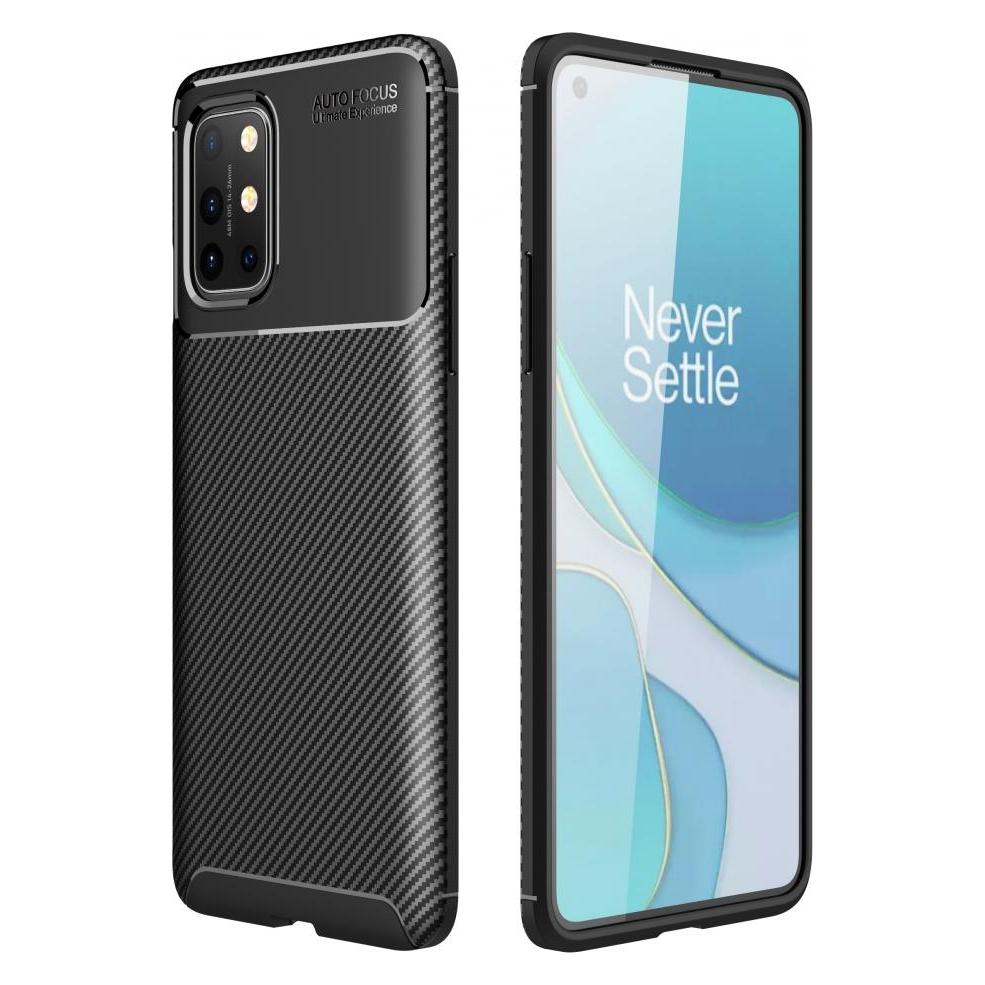 Screenguard OnePlus 8T Hülle Carbon Design TPU Case (OnePlus 8T) (00027391)