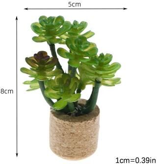 Uplift Treasures Mini Dollhouse Potted Plant 1 To 12 Scale Garden Decor a4