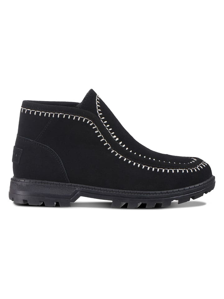 LUHTA Leder-Winterboots "Paras" in Schwarz - 39