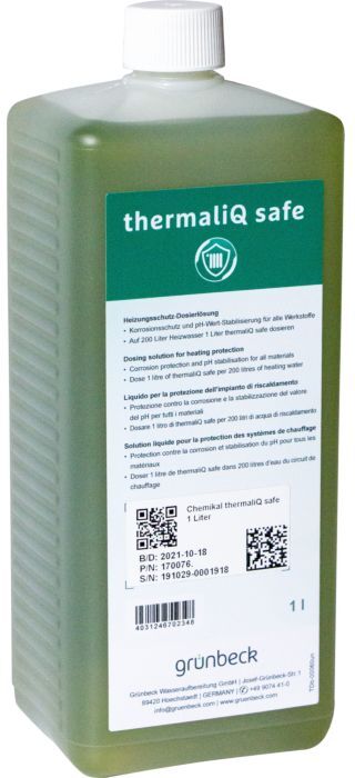 Grünbeck thermaliQ Heizungsschutz-Dosierflüssigkeit 170076 safe Gebinde 1 l