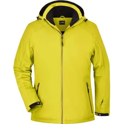 James & Nicholson Damen Wintersport Softshell Jacke Softshell-Jacke JN1053 yellow M