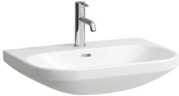 Laufen Lua Waschtisch H8110860001421 65x46cm, weiß, ohne Überlauf, ohne Hahnloch
