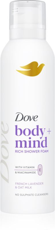 Dove Body+Mind French Lavender & Oat Milk shower foam 200 ml