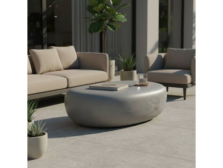 Loungetisch Hawaii Faserbeton Grau