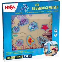 HABA Magnetspiel Vario Der Regenbogenfisch Motorikspiel aus Holz ab 3 Jahren