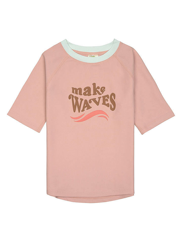 Lässig Badeshirt in Rosa - 86