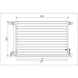 Kondensator Klimaanlage VALEO 822609 für Bentley Audi VW Flying Spur Q7