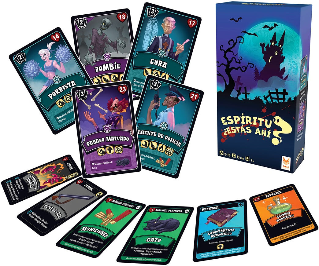 Spirit Are You There? Card Game for 2-12 Players by Topi Games, Includes 144 Cards, 42 Tokens and 4 Game Aids, Ages 8+