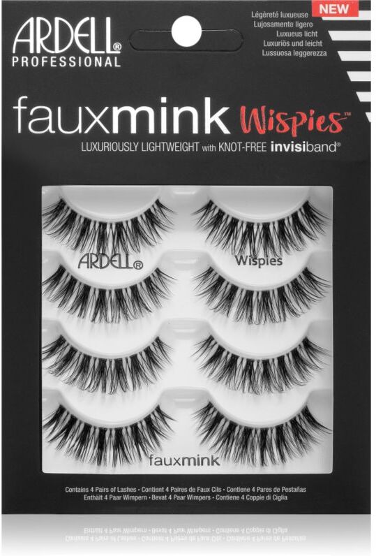 Ardell FauxMink Wispies faux-cils grand format Wispies 4 pcs