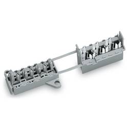 Verbindungsklemme starr: 0.75-1.5 mm² Polzahl: 6 WAGO 730-126 50 St. Grau