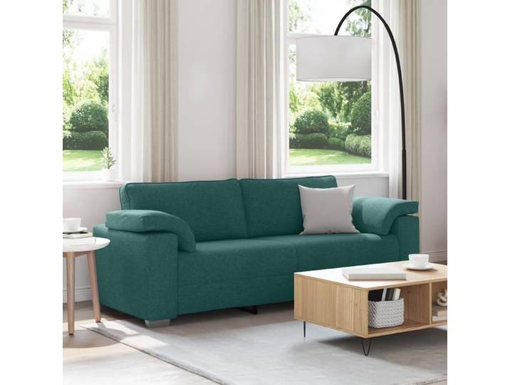 Moderne Canapé 3 places Vert foncé 178 cm en tissu - Canapé salon Mode @FR(403465)