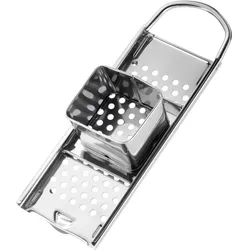 Westmark Knöpfle Inox Spätzlehobel, Küchenreibe, Silber