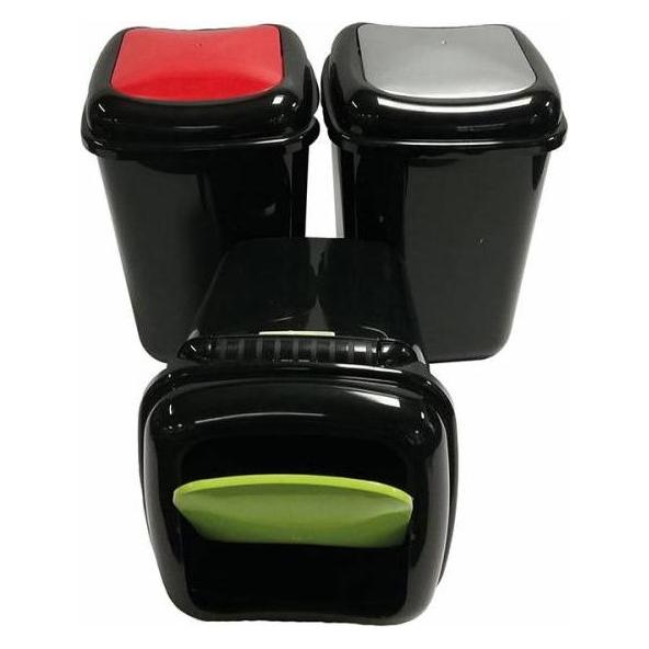 Schulz Haushaltswaren Schwingdeckeleimer 12 l 26,5 x 24,7 x 35 cm (12 l) (42583679)