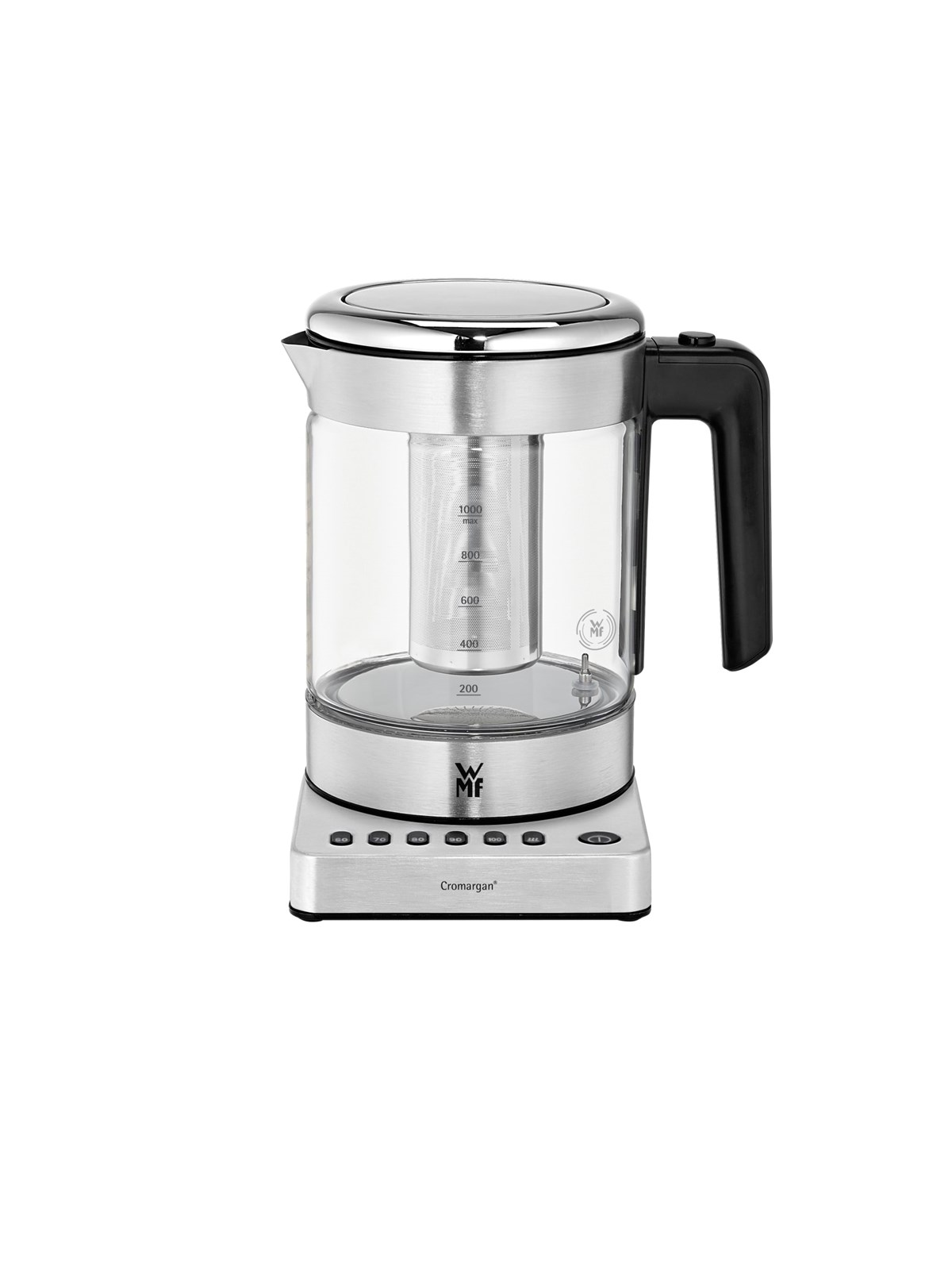 WMF Wasserkocher KitchenMinis kettle vario glass 1.0 l. - Silber - 1900 W
