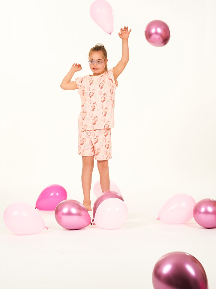 Sense Organics Pyjama "Jula" in Rosa - 110