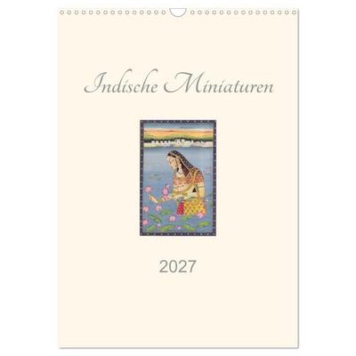 Indische Miniaturen (Wandkalender 2027 DIN A3 hoch), CALVENDO Monatskalender