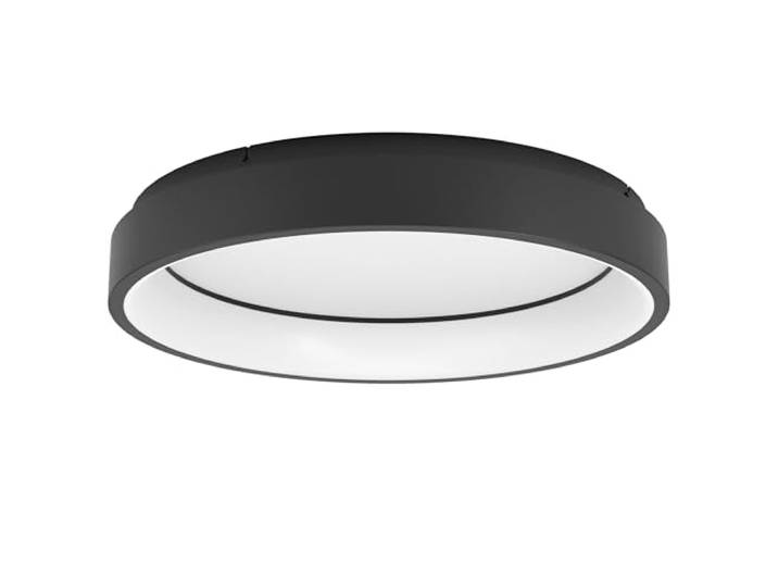 Eglo connect.z Luminaire plafonnier LED connecté Marghera-Z\, lampe de plafond intelligente ZigBee contrôlable par appli et commande vocale\, blanc chaud - froid\, RGB\, dimmable