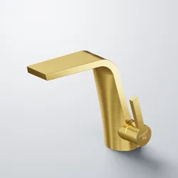 Steinberg Serie 260 Waschtisch-Einhebelmischer ohne Ablaufgarnitur, Gold gebürstet 260 1010 1 BG