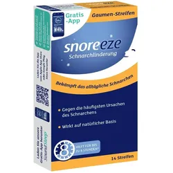 SNOREEZE Schnarchlinderung Gaumenstreifen 14 St
