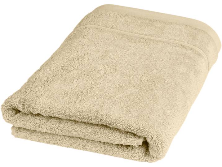 Badetuch ROSS Rubin , beige (sand), B:70cm L:140cm, Frottier, Baumwolle, Handtücher, Badetuch, 100% Baumwolle