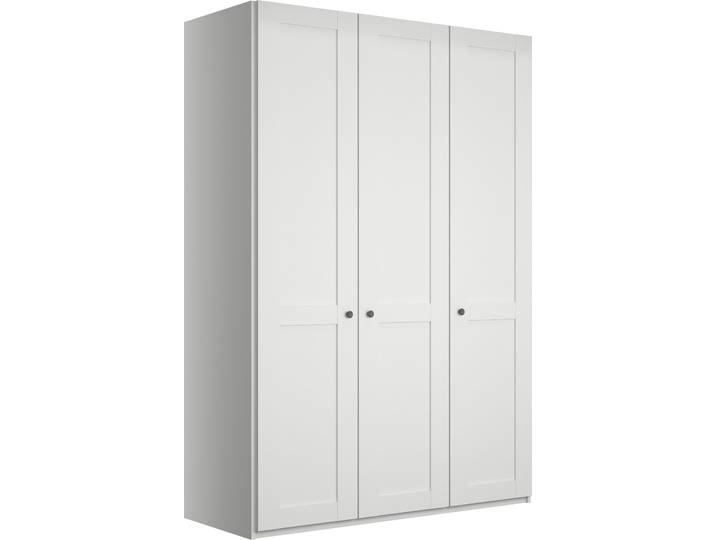 Kleiderschrank WIEMANN Göteborg, Kleiderschrank, Schrank, Wäscheschrank , weiß, B:148,4cm H:216cm T:58cm, Holzwerkstoff, Schränke, Kleiderschrank, inkl. Türendämpfung, langlebige Qualität, viel Stauraum