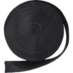 Polaris - Gurtband 5cm - steif - schwarz - 1 Meter
