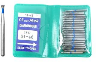 Uplift Essentials 50 Piece Dental Diamond Burs Set High Speed Polishing And Smoothing Drill Tools tr 13c