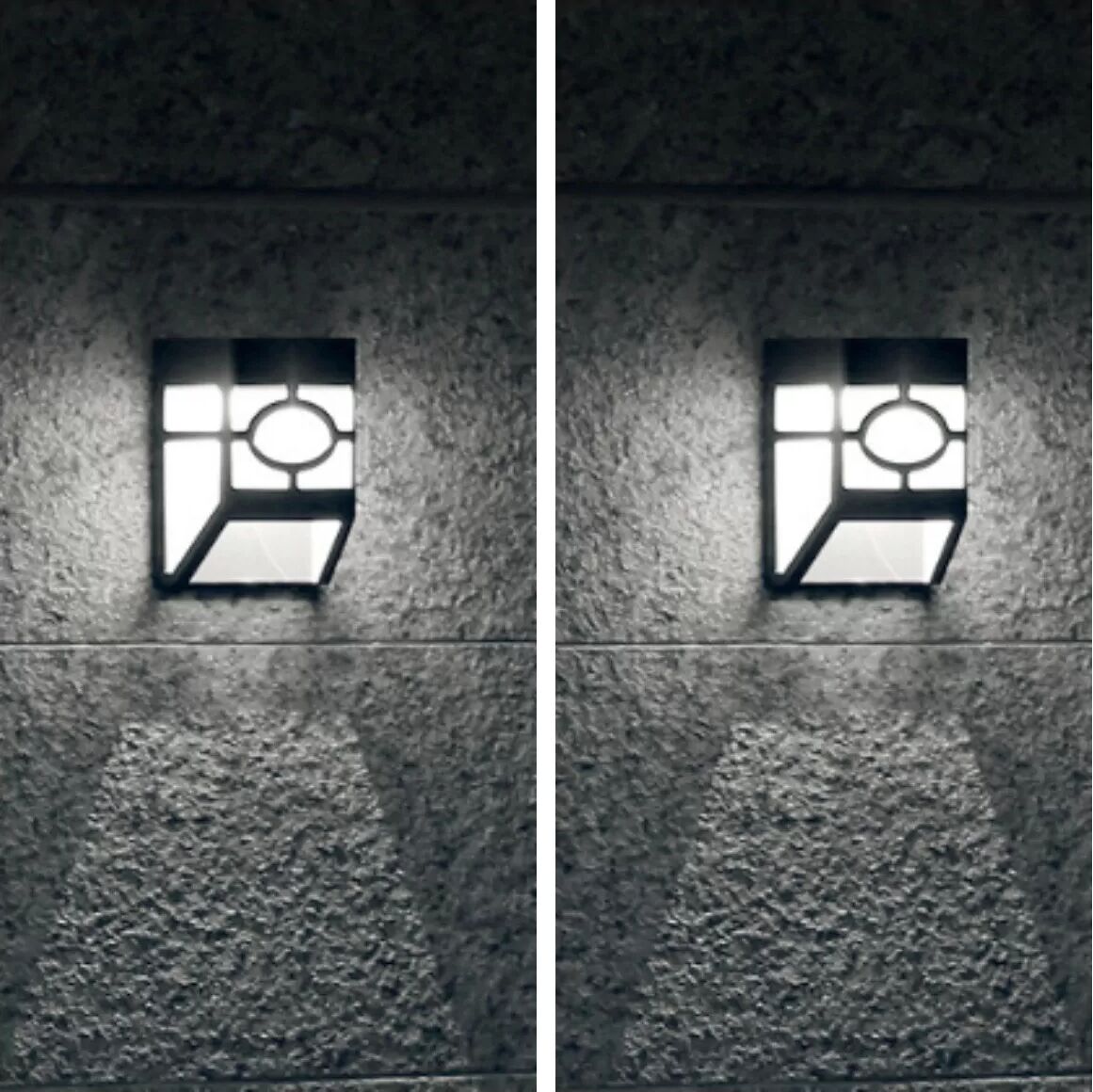 INF Applique Murale Solaire Extérieure pour Décoration de Jardin et Paysage Blanc