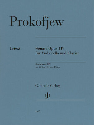 Henle Verlag Prokofjew Cellosonate op. 119