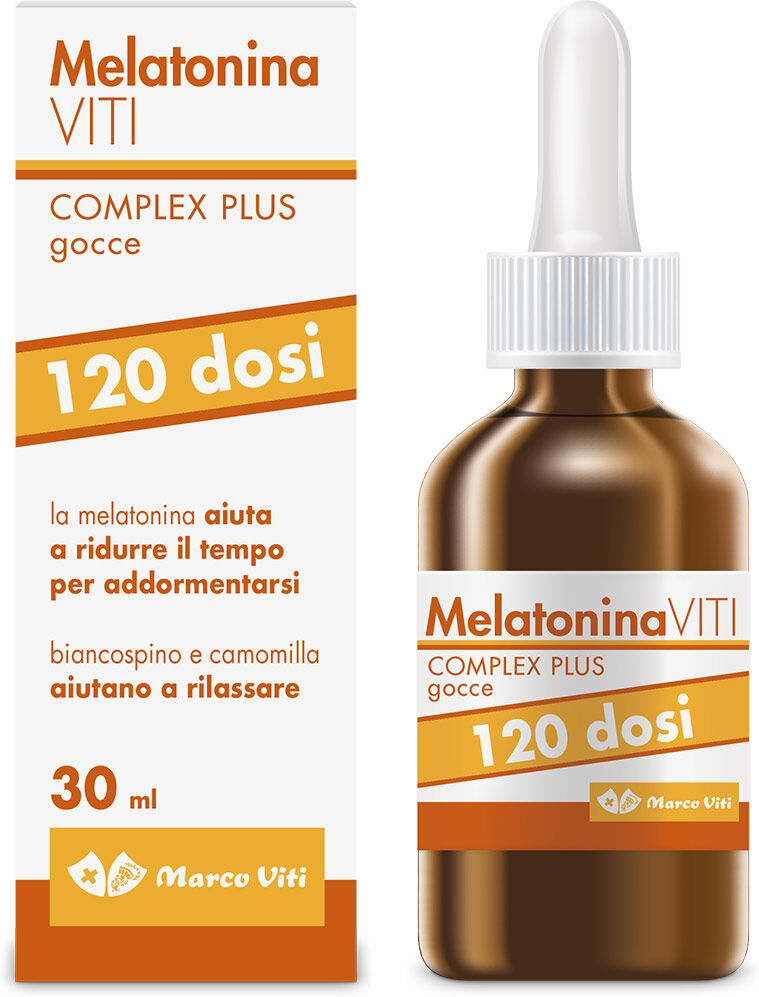 MARCO VITI FARMACEUTICI S Marco Viti, Melatonina Viti Complex Plus Gocce, 30 ml