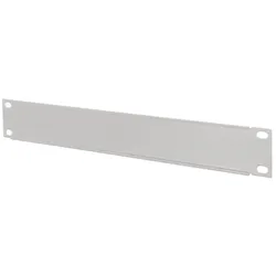 Intellinet 10" Blindabdeckung, 1 HE, verdeckt ungenutzte Bereiche in 10"-Schränken, Metall, grau