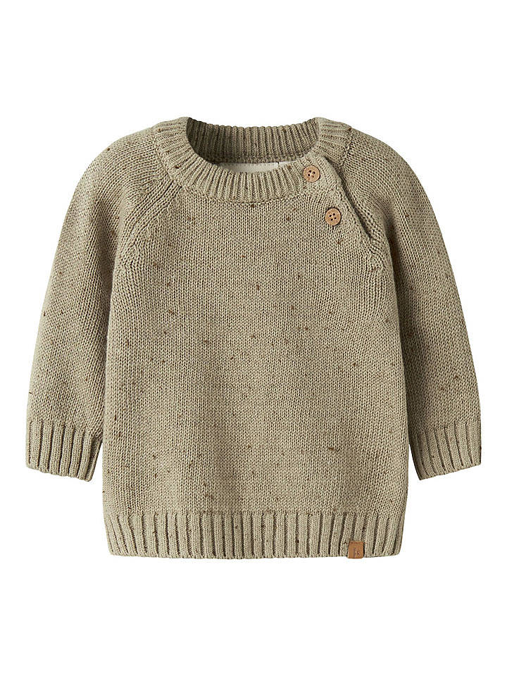 Lil Atelier Pullover "Galto" in Khaki - 68
