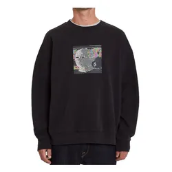Volcom Sweatshirt Featured Artist Animoscilaator schwarz - L - L