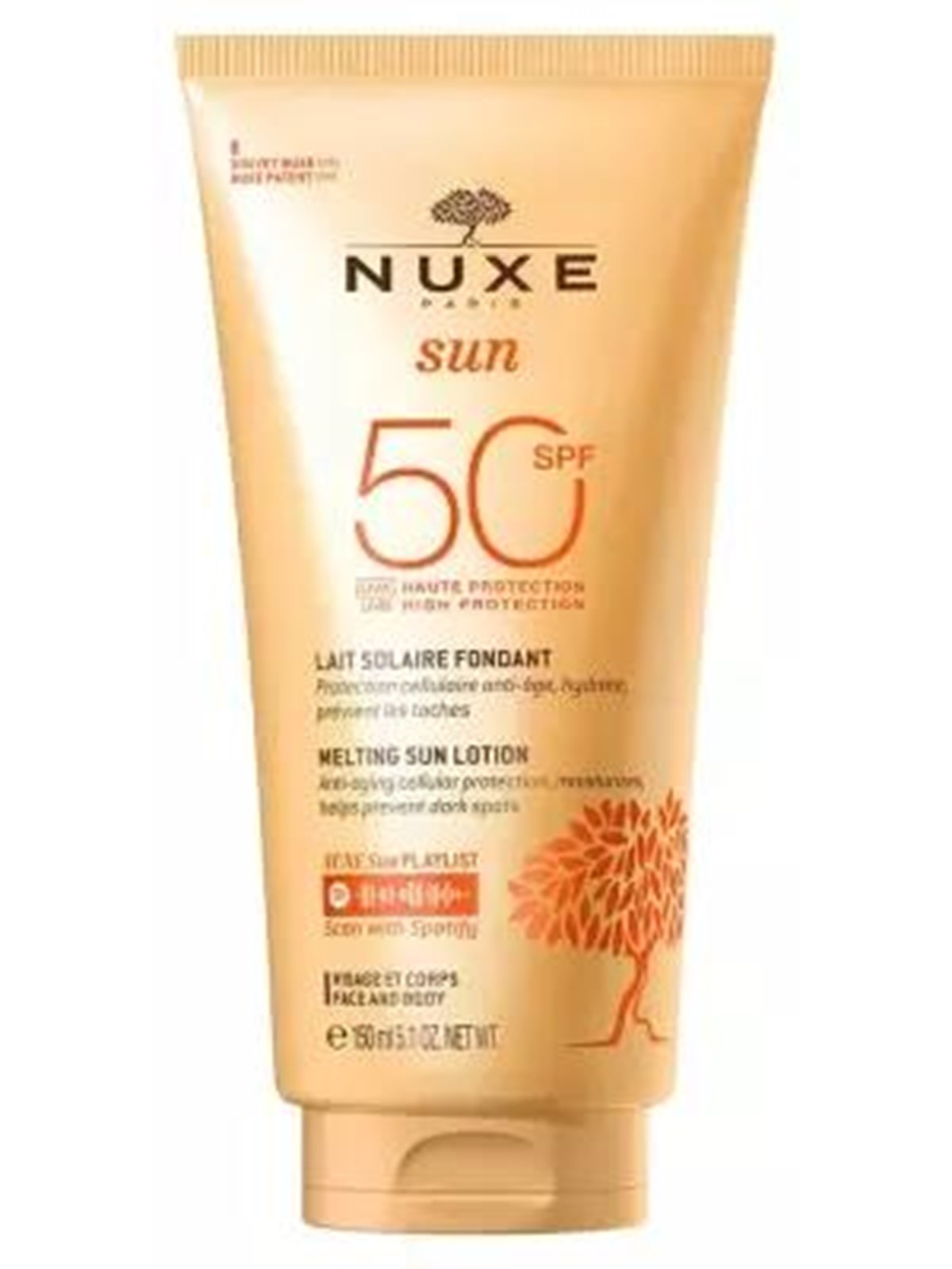 Nuxe Sun Melting Lotion High Prot. For Face SPF50