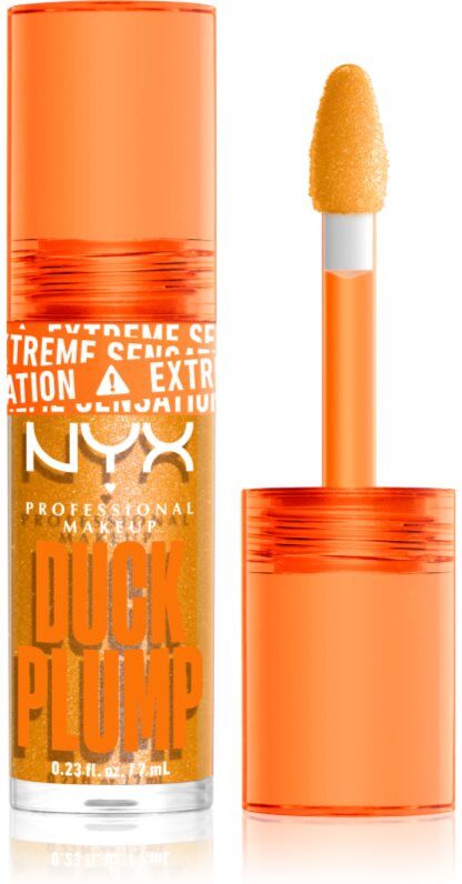 NYX Professional Makeup Duck Plump lip gloss with magnifying effect shade Flippin Slime 7 ml