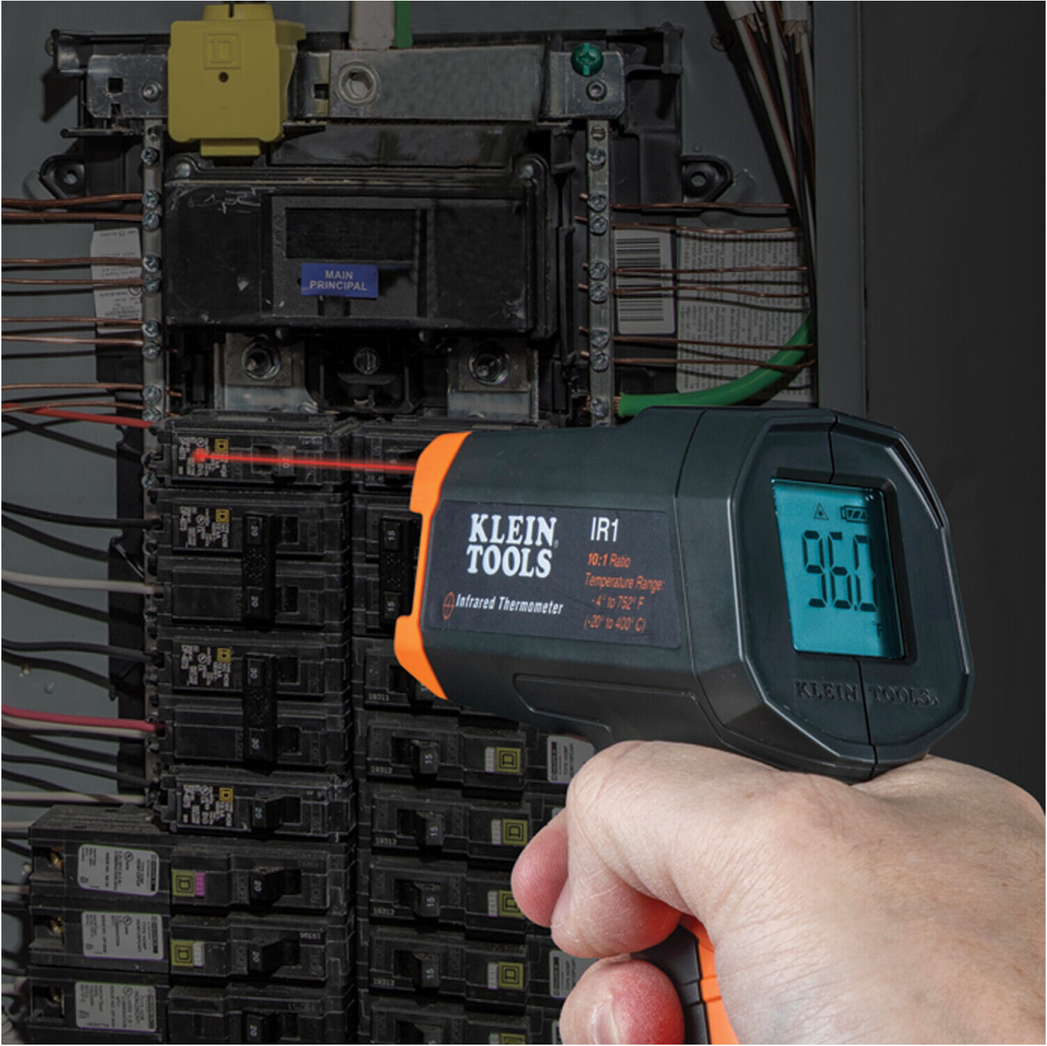 Klein Tools IR Thermometer IR1 -20 bis 400 °C Laser 10:1)