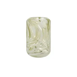 HOME STORY Vase   ¦ grün ¦ Glas ¦ Maße (cm): B: 13 H: 20